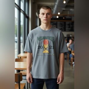 Homage Milwaukee Bucks championship T-shirt.